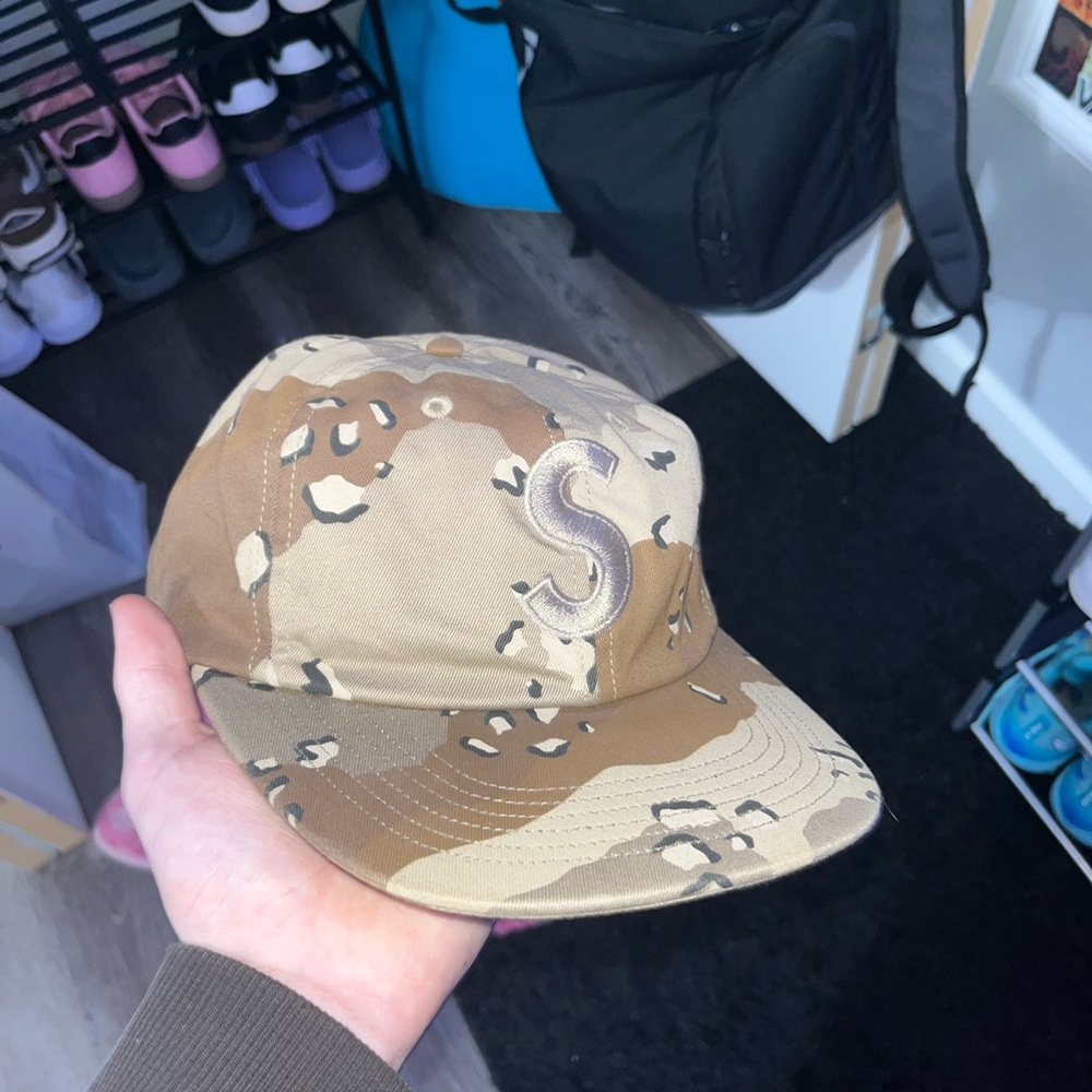 Supreme desert camo 6 panel hat